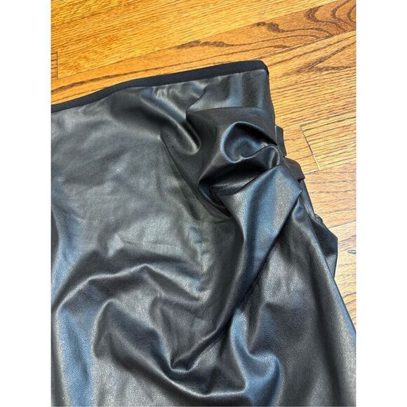 Helmut Lang Faux Leather Mini Skirt Medium - Picture 4 of 6